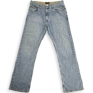 Tommy Hilfiger Jeans Y2K Mens 36 Freedom Fit Blue 100% Cotton Denim Mexico 36x32